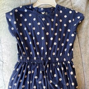 Primary girls size 12 polka dot dress excellent